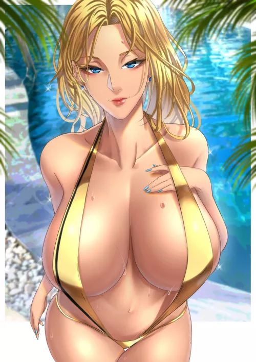 Golden swimsuit [Artist's Original]