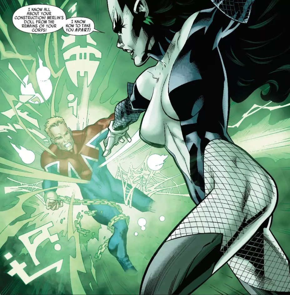 Lilith vs Captain Britain [Captain Britain and MI13 #14]