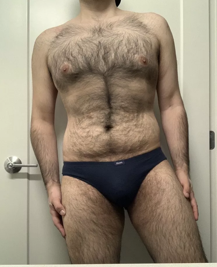 Thank god they’re dark enough to hide the precum!