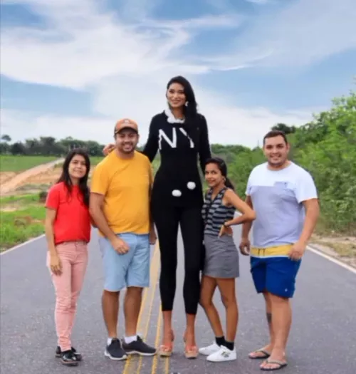 When Elisane wears heels, sky is the limit