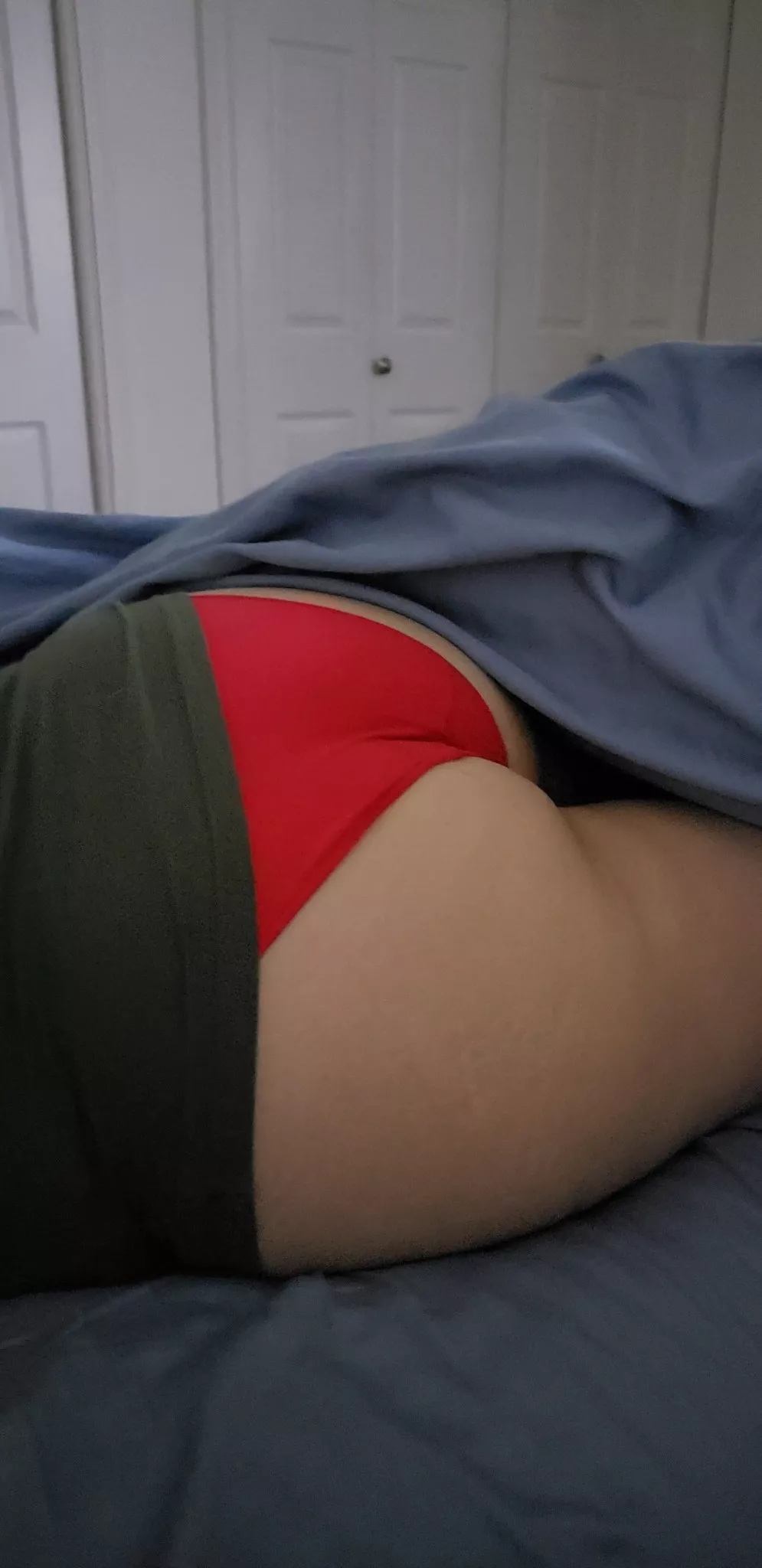 Your husband loves when I wear red what you do about it.