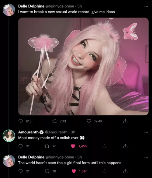 Incoming Belle Delphine Collab?
