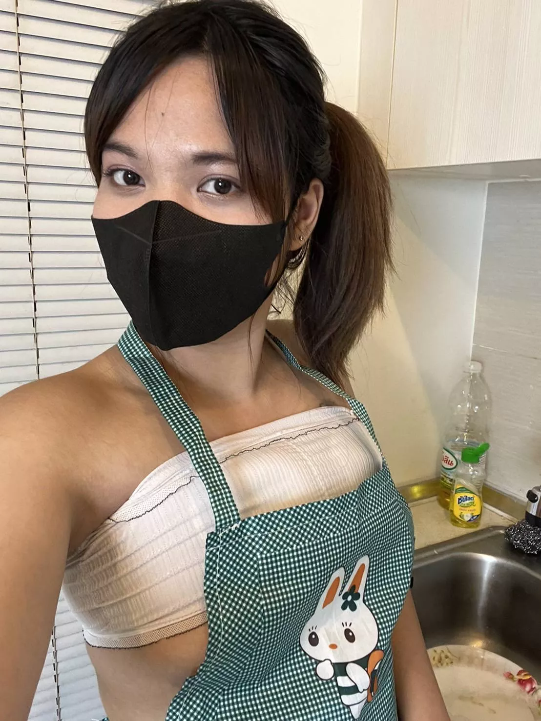 Me and my cute rabbit apron 🥰[F]