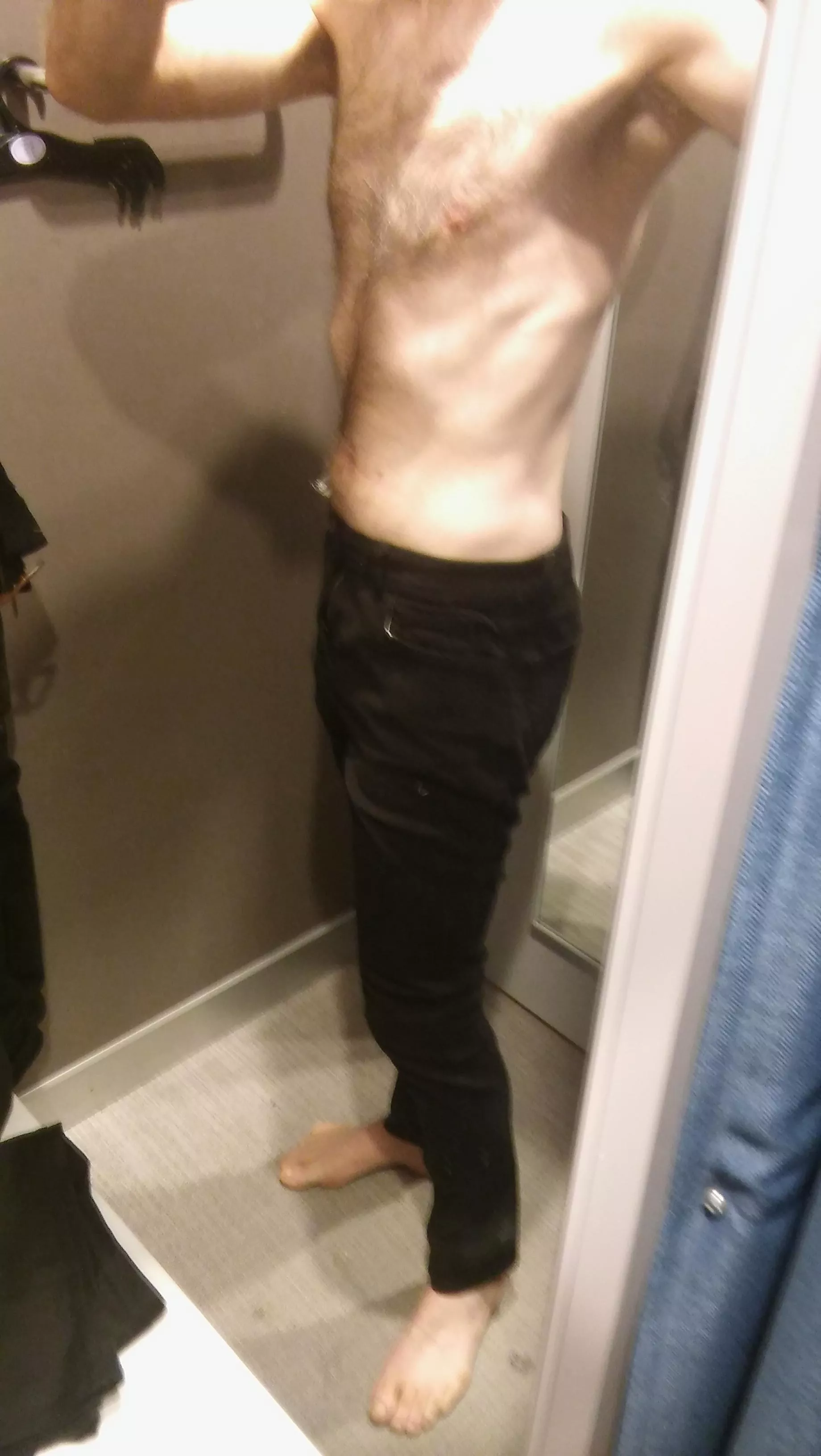 Something about a guy barefoot in jeans don't you think?