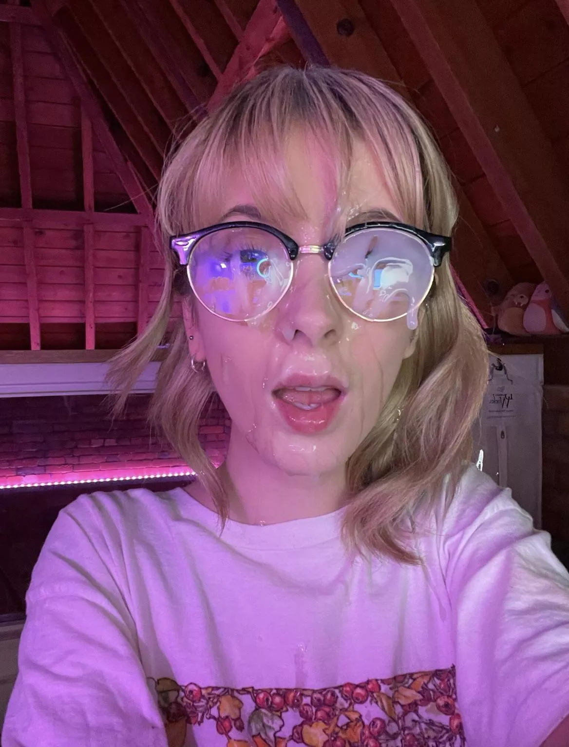 If I didn’t have glasses on, I may be blind right now…