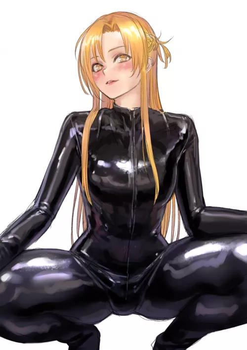Asuna Perfect Suit Erotic Spreading (Kilye Kairi ) [Sword Art Online]