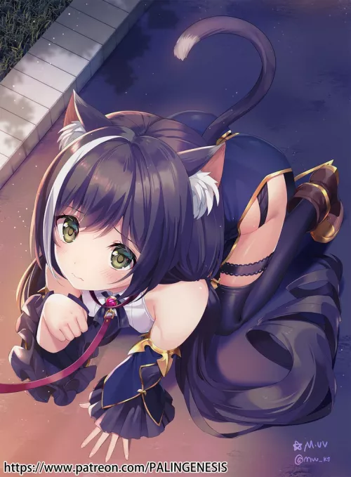 *Seeing a guy with his pet catgirl* sigh i wish i could find myself a cute pet to love dozen too