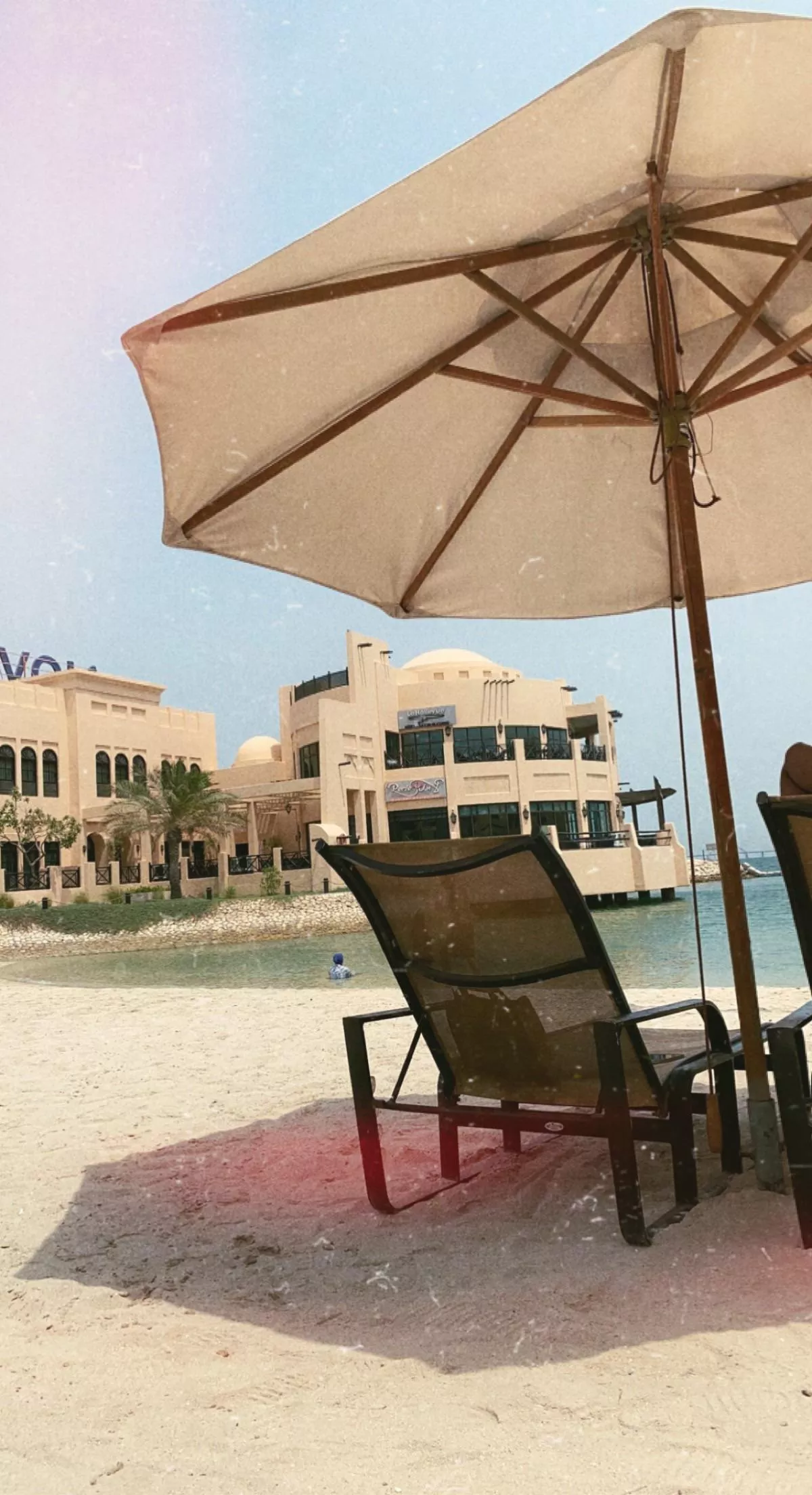 Don’t let this pic fool you. It was the afternoon, and the temperature was 40°C