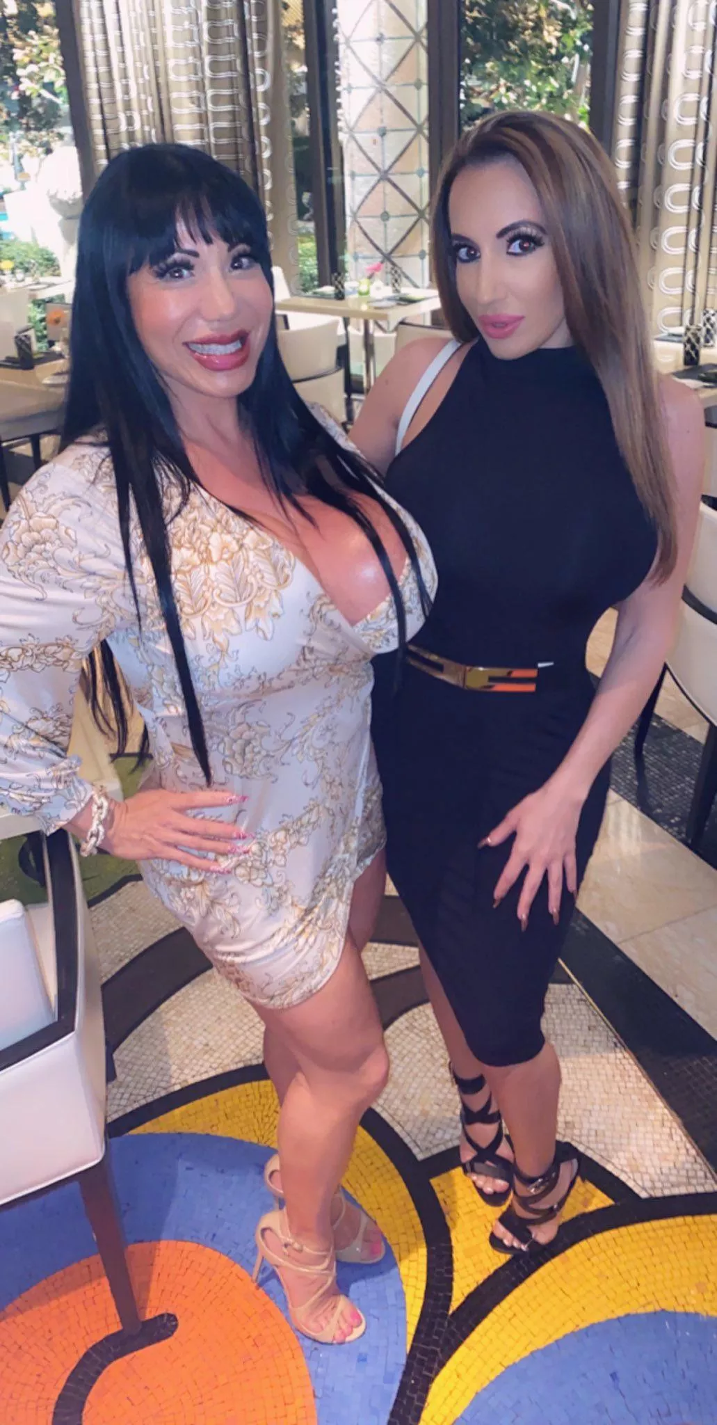 Imagine walking into a restaurant only to see two of the hottest cock suckers taking a photo together!