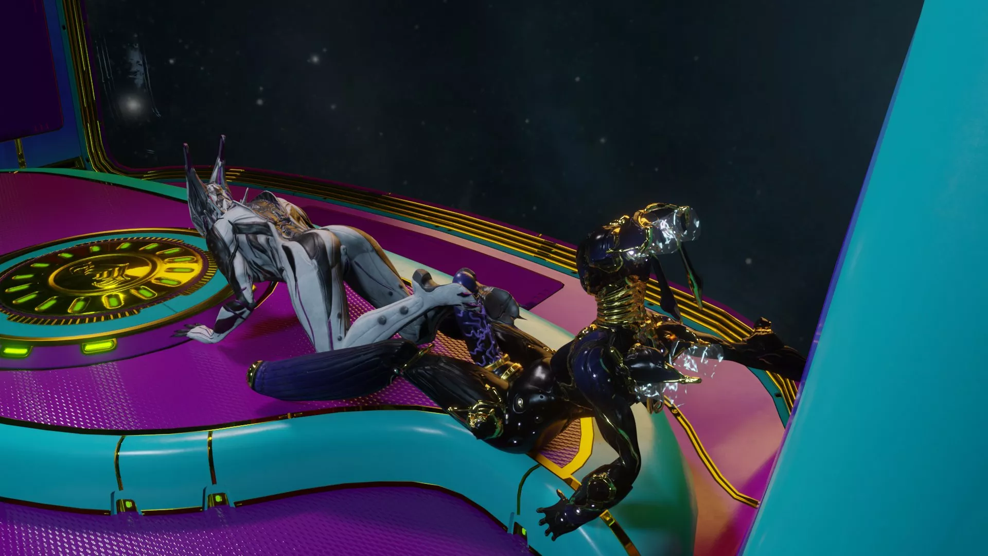 [Futa Nova + Valkyr] Valkyr Using Her Feet On Nova (Snibo-kun)