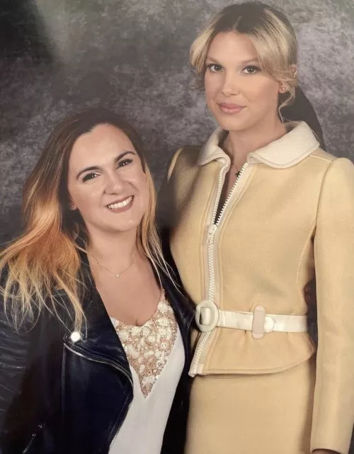 MBB towering over this cute Momma