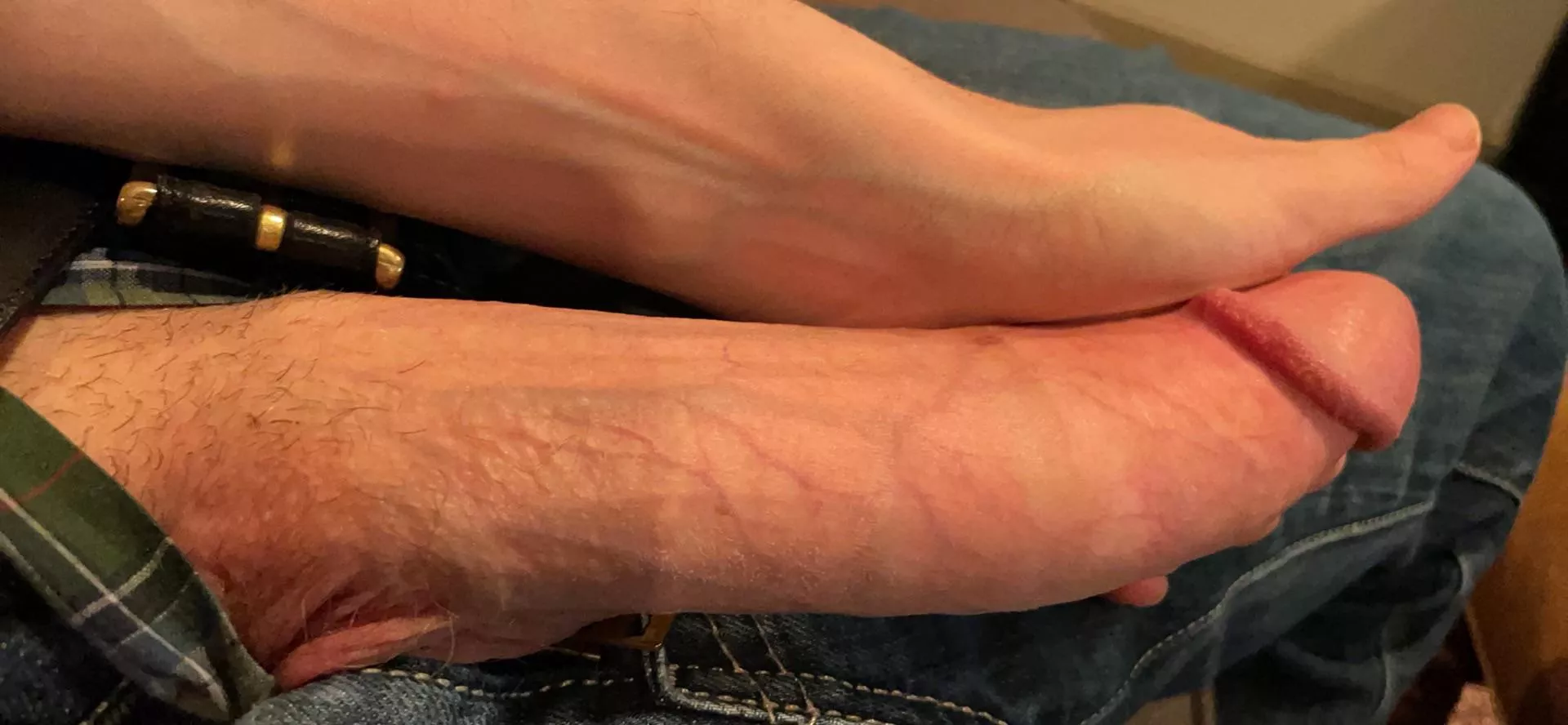 It won’t fit back in my pants until you make me cum