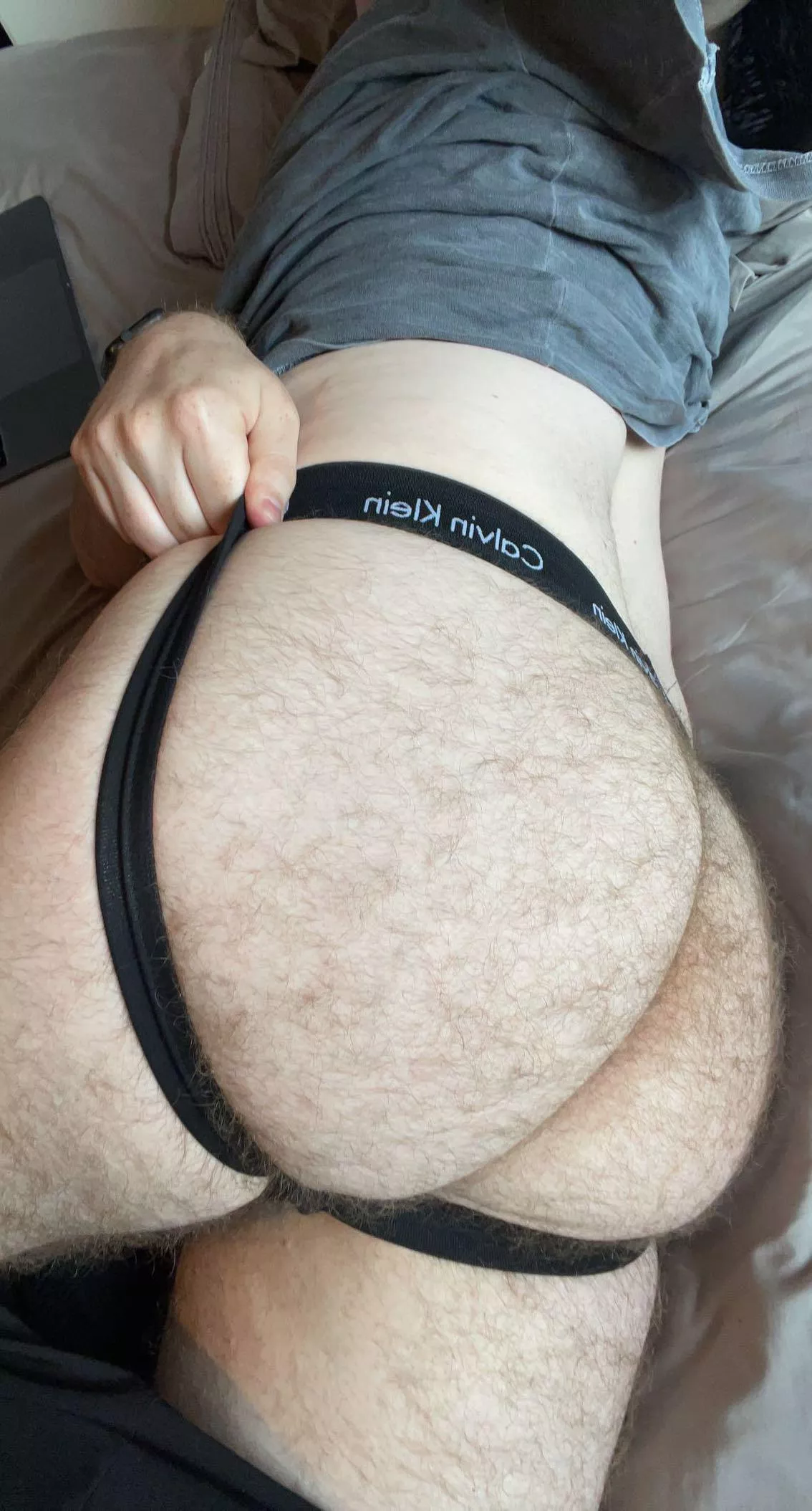 Tried on a jock for the first time. What do we think?
