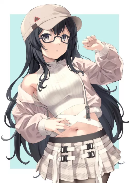 Cap & Glasses [Artist's Rendition]