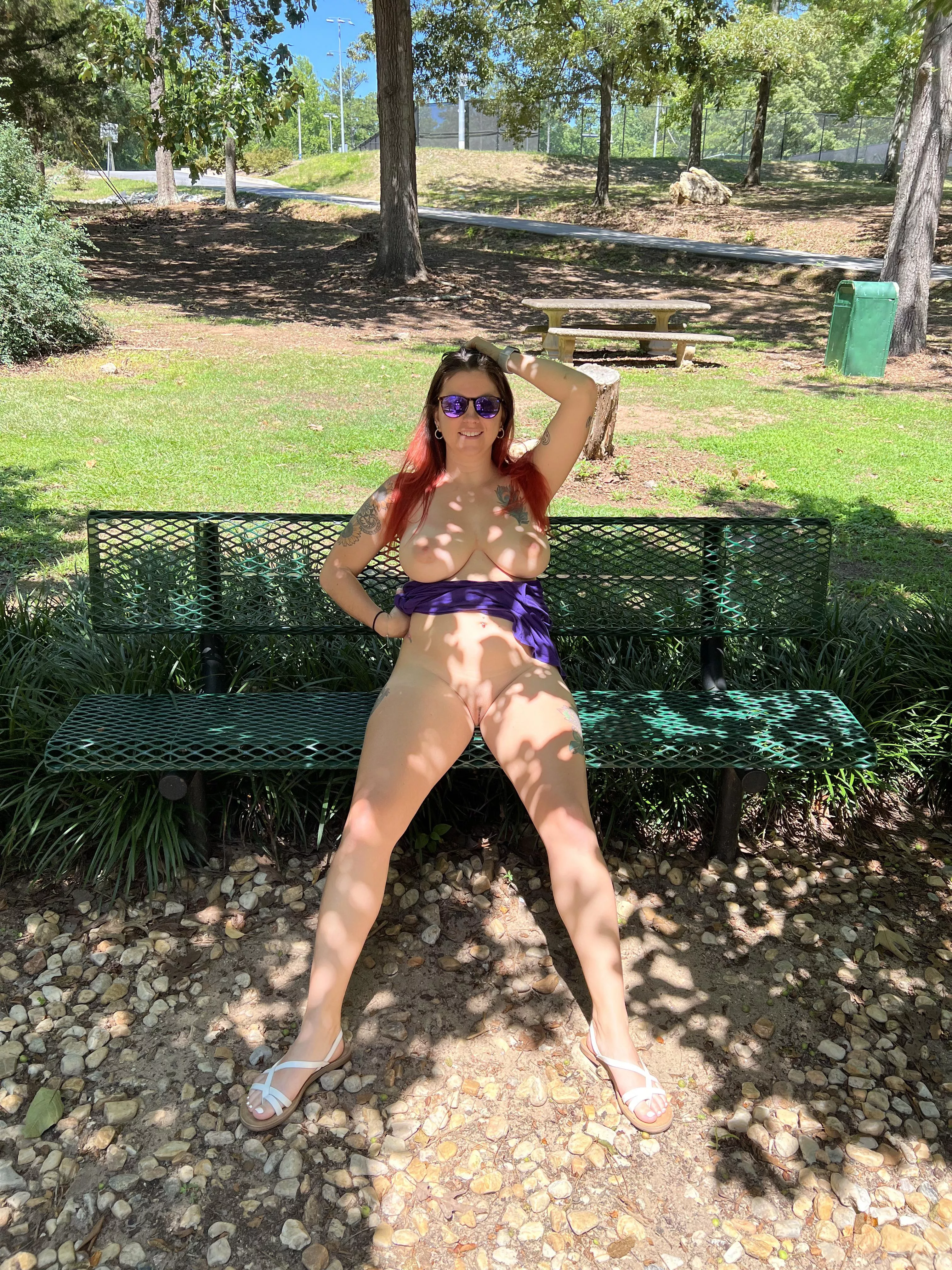 It was a beautiful day to get naked in the park!