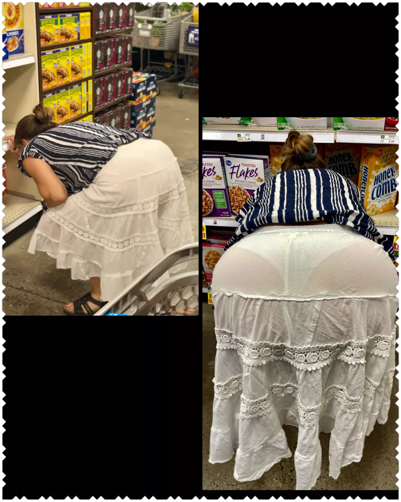 VTL while shopping (store attendant’s view while helping me find a cereal 😀)