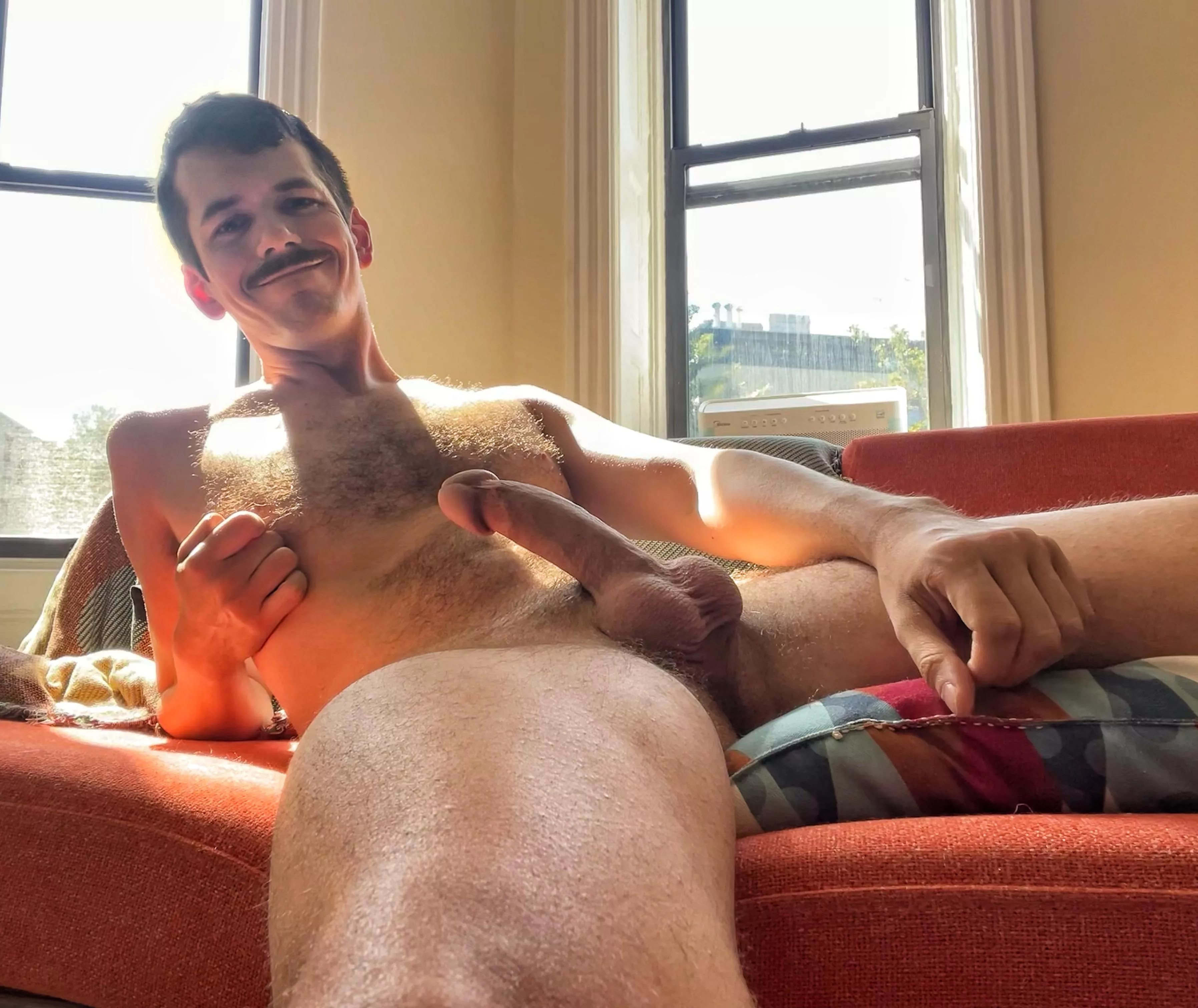 Breakfast is you suck me off and then I take you for coffee. You in?