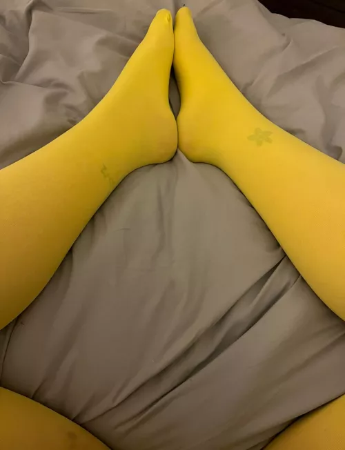 I put on my tights like you asked