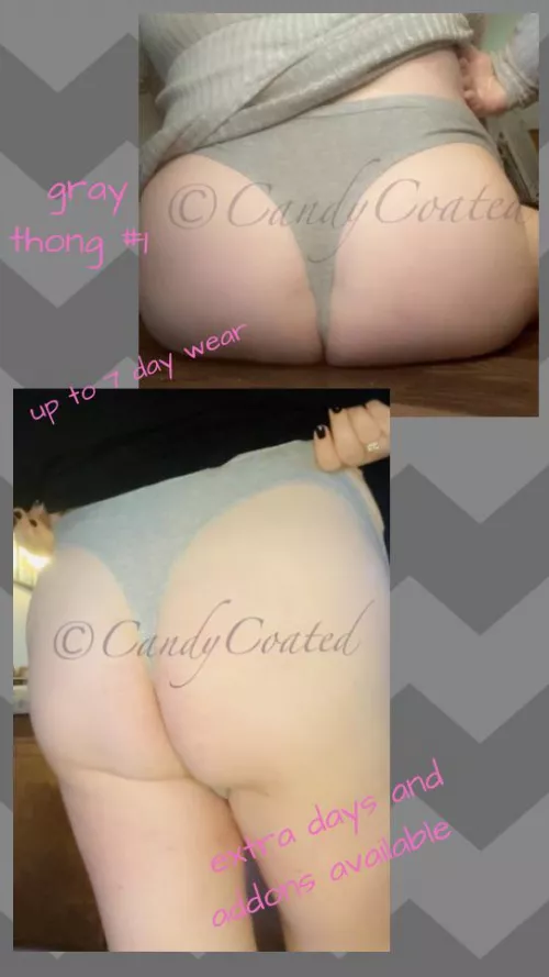 🍭 My favorite thong is up for grabs! [Selling] check out my add ons including masturbation 🍭 panty diary 🍭 stuffing 🍭 cream pie 🍭 no shower 🍭 vibe control 🍭 and more!