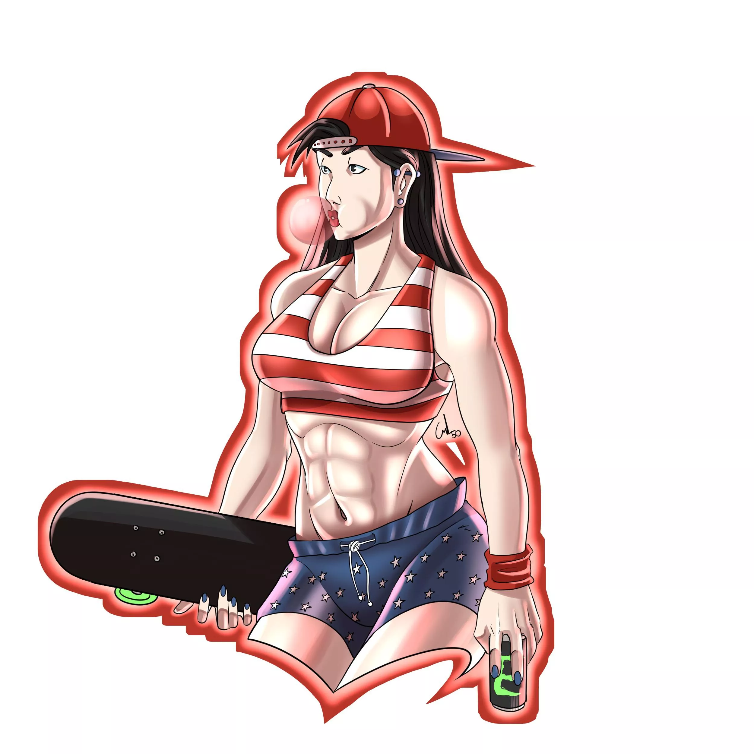 ‘Murican Tomoe (fiftycalvinart) [Warrior Historia]