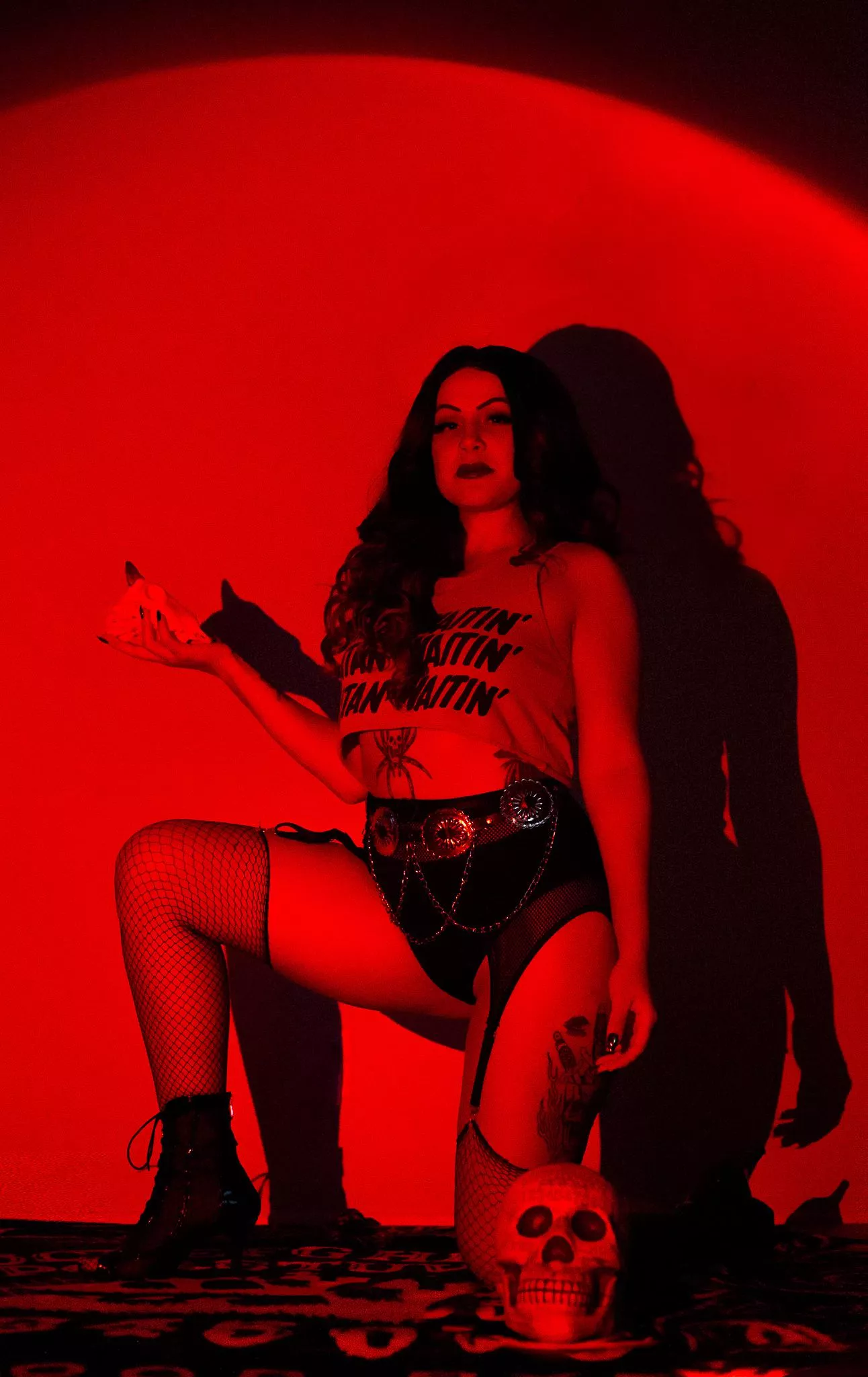 heavy metal babe ..Miss Violet Riote