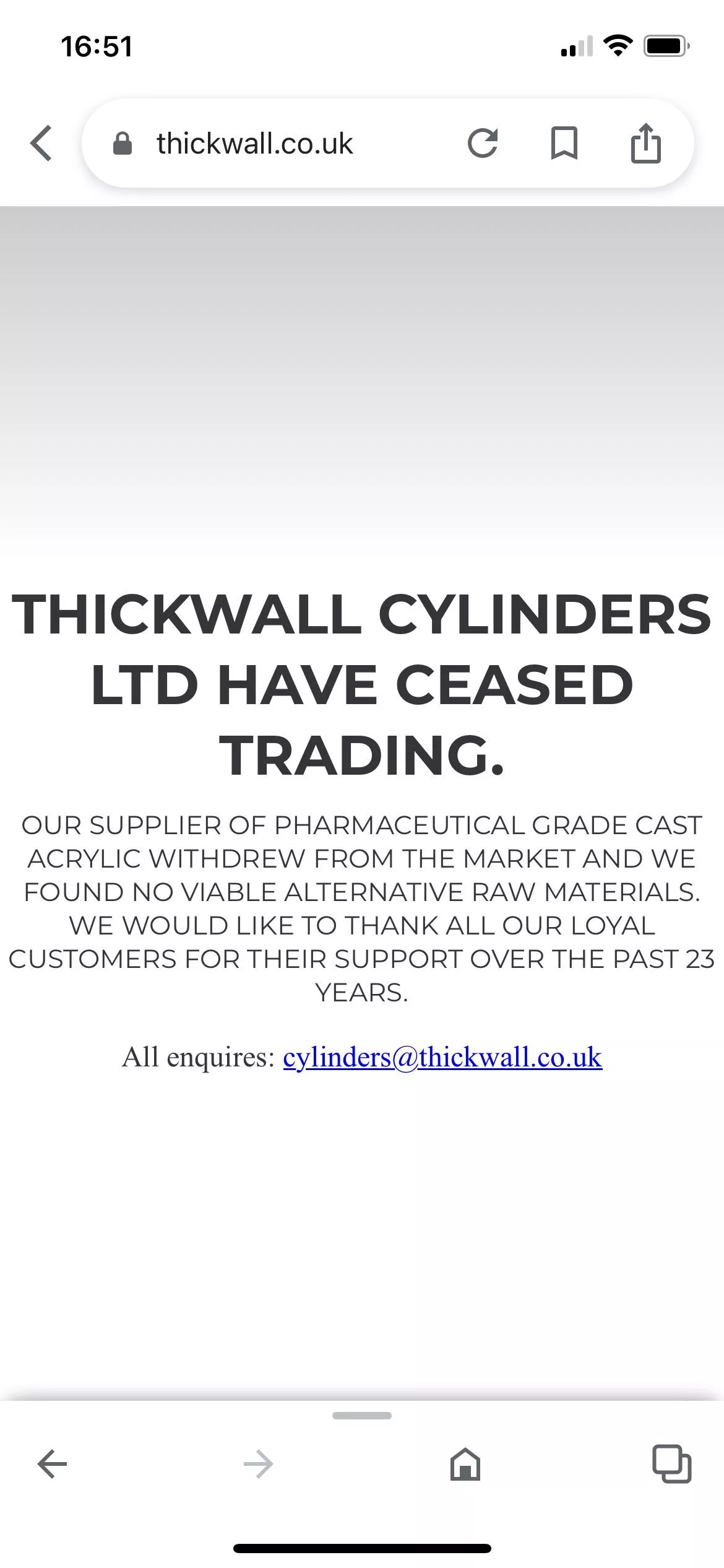 Very sad news. Hopefully we can find a replacement 😞