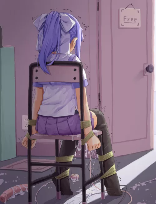 Hopefully no one finds her like this