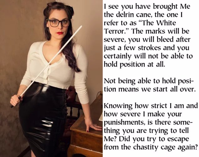 It would be wise, at this point, to be completely truthful. Because She will find out if you are lying. And you won't like the result.