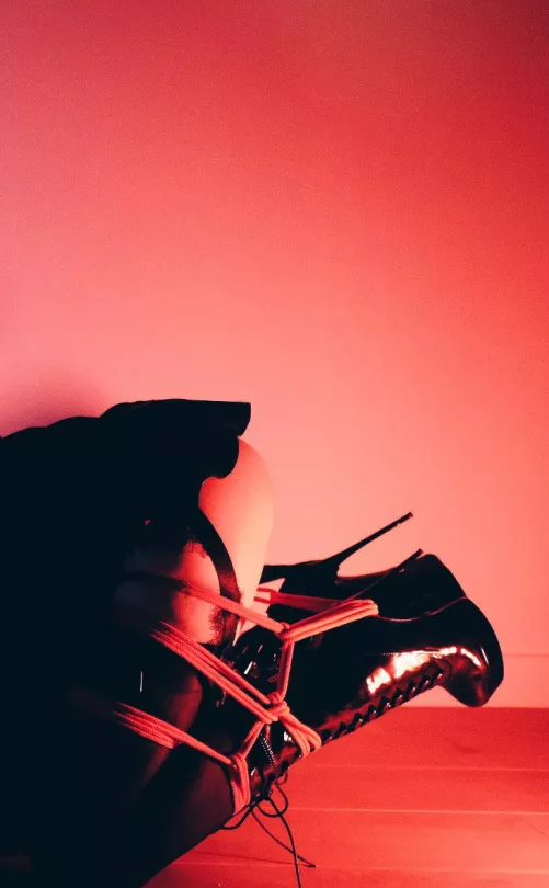 my 17cm heels are the perfect match with rope!