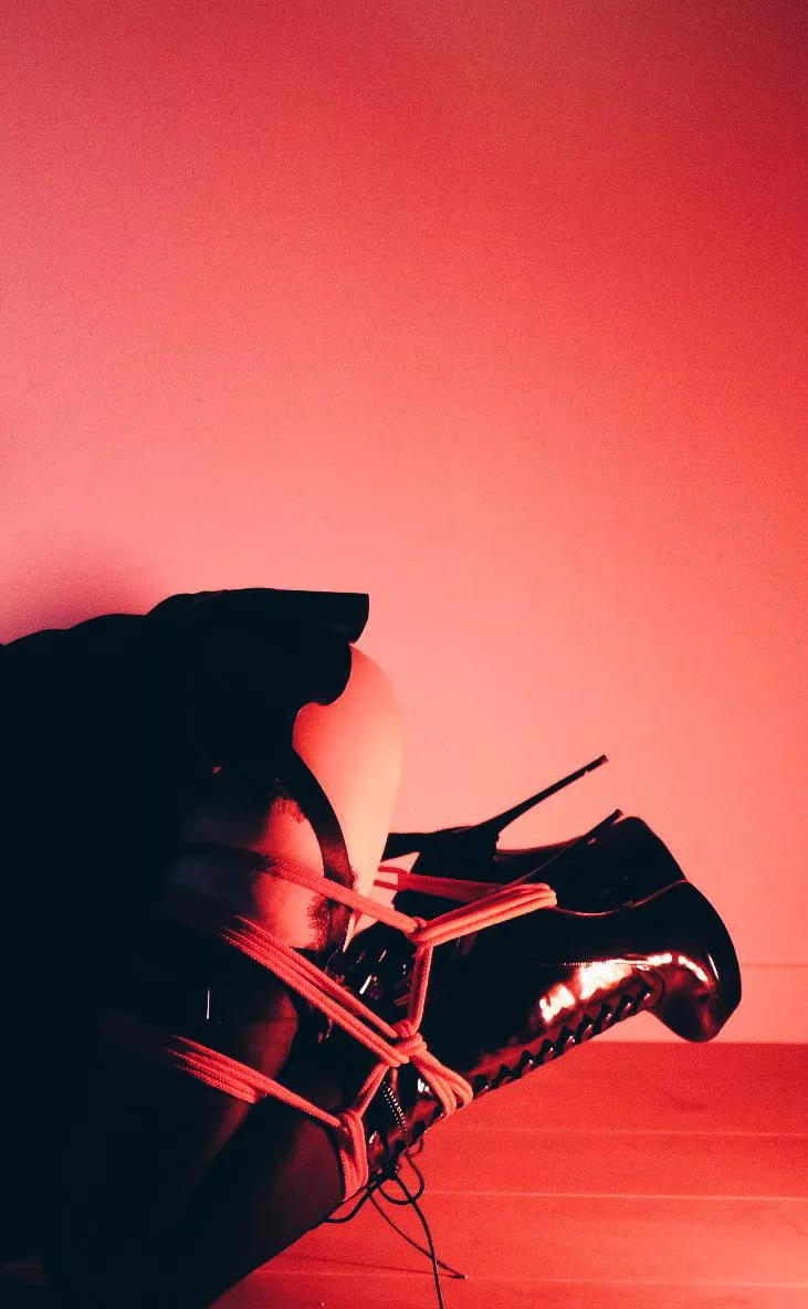 my 17cm heels are the perfect match with rope!