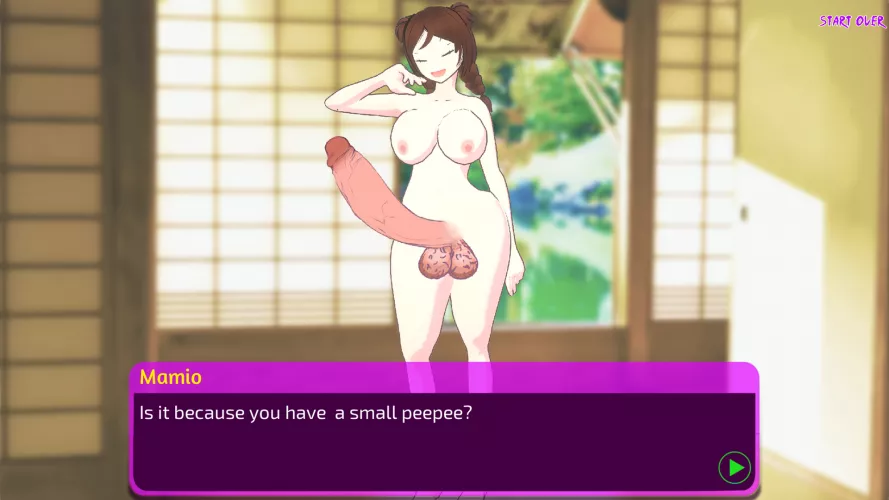 She's a cruel goddess (Mamio: Futa Sex Sim v1.00)