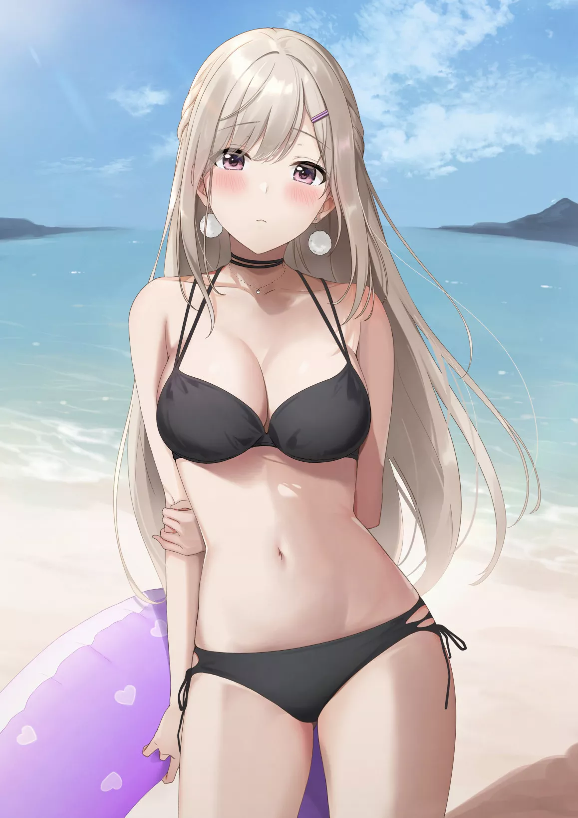 Shy Beach Photo [Artist's Original]