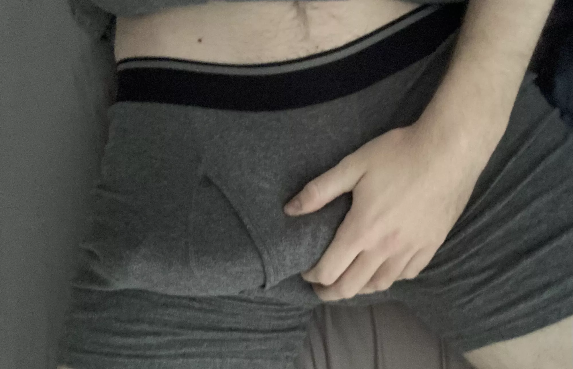 Sometimes the morning wood demands attention