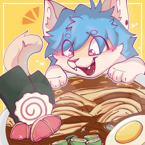 Ramen kitty!