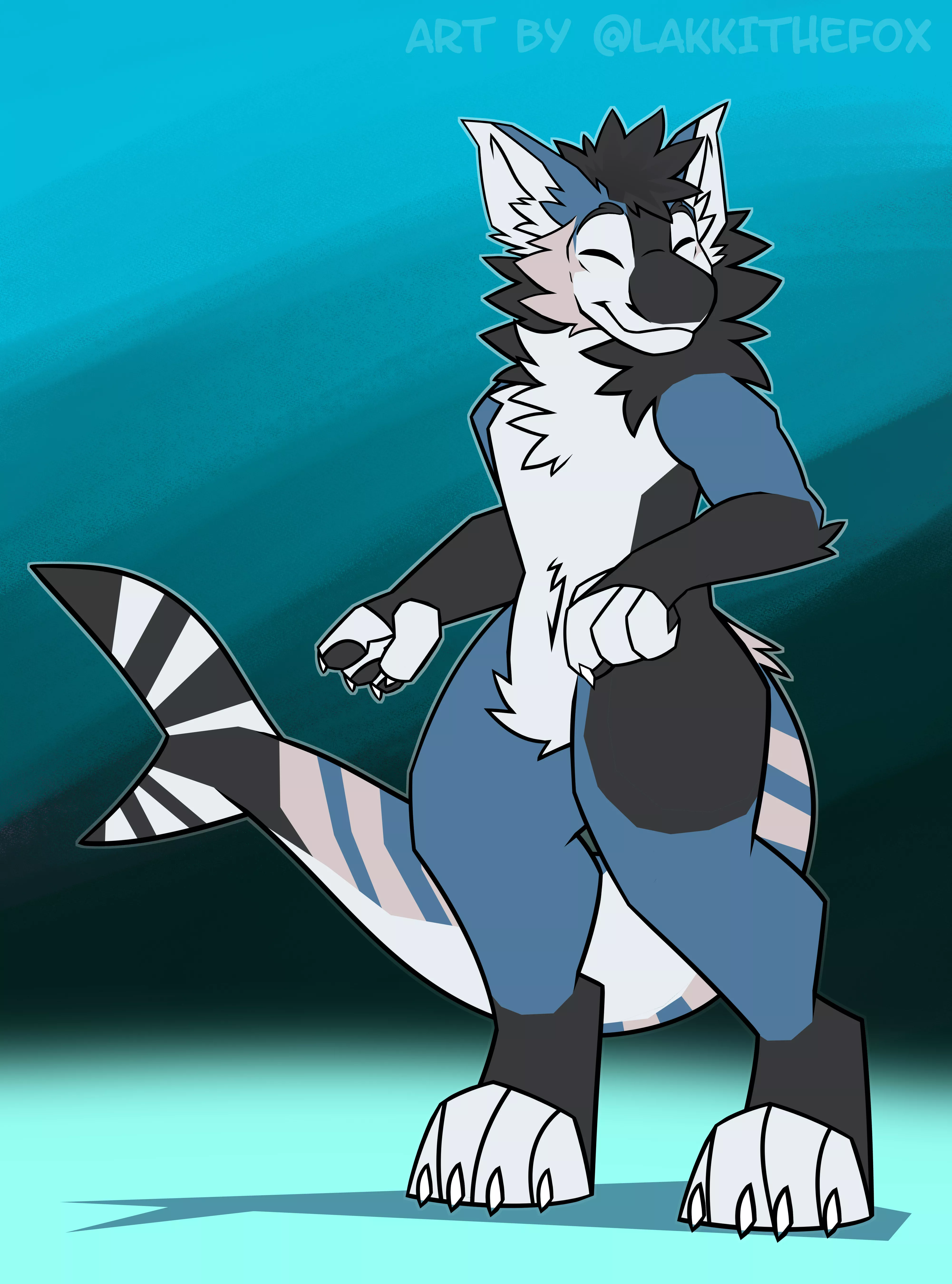 Blind creature (Art by @LakkiTheFox)