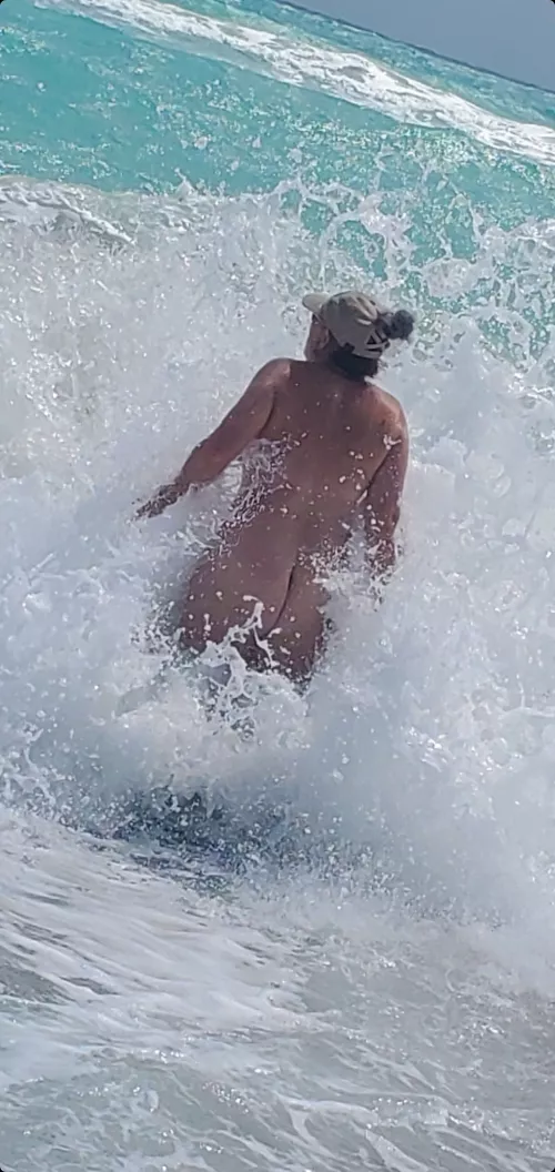 One of my favorite shots from this summer! Best nude / clothing optional beach you've been to...???