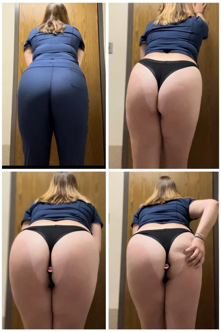 Ever wonder what your nurse is wearing under her scrubs? 😉