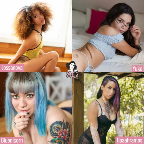 It's the first of the month! ☀️ Help us decide which model should be our new profile icon for the month of August and we'll give away 3 memberships!