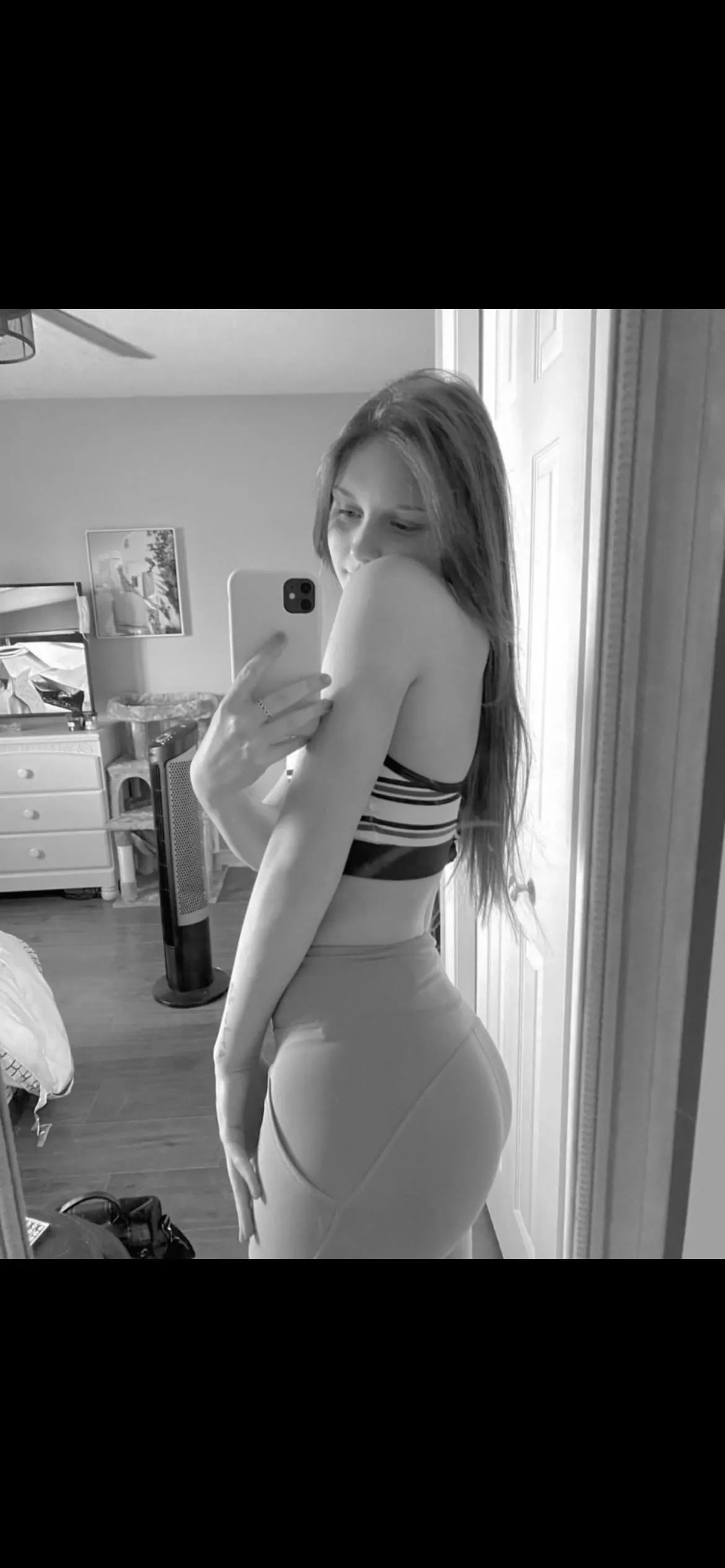 Teen ready for yoga class