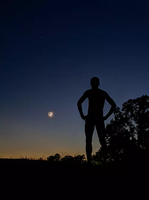 Walking in the moonlight