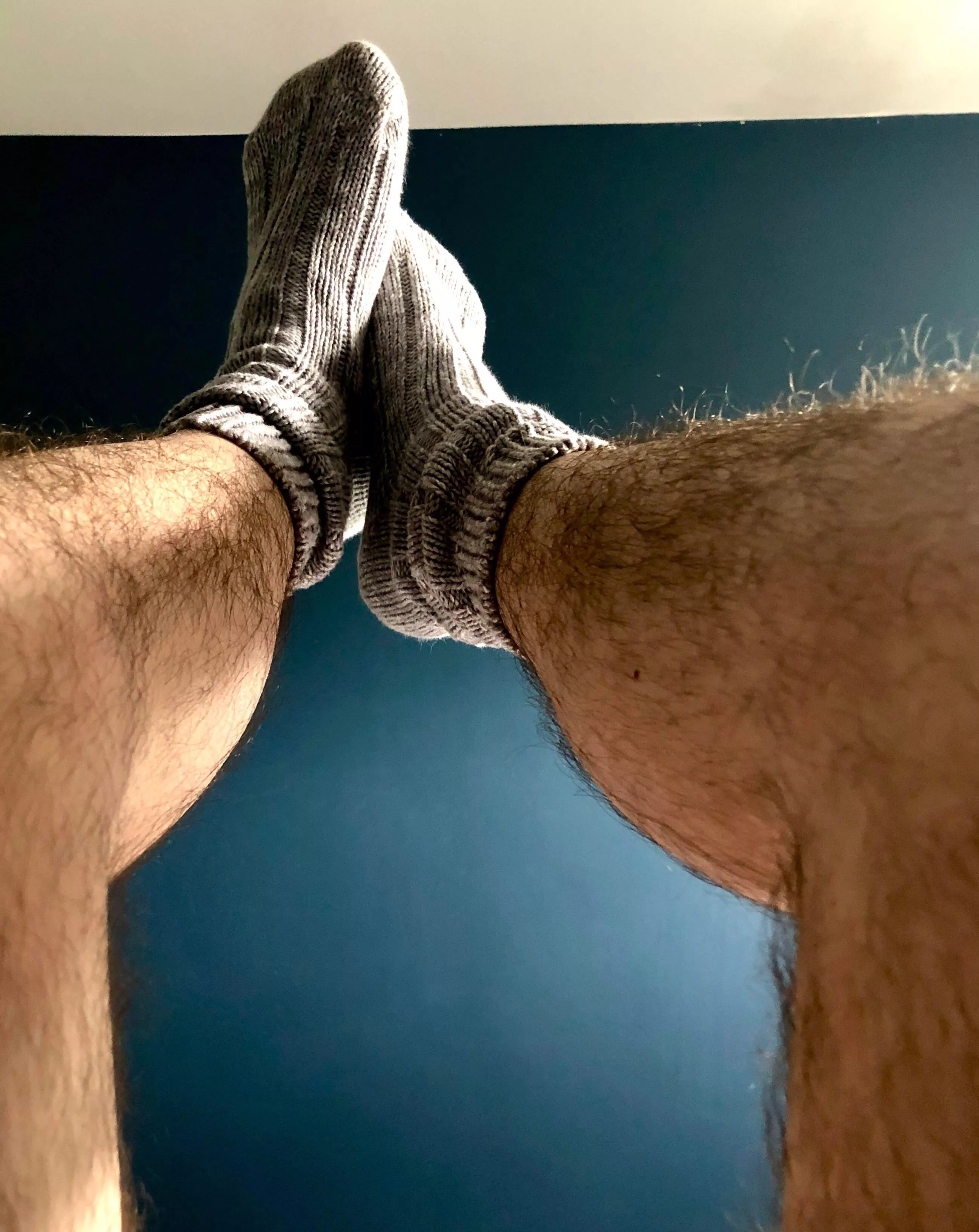 You walk in on me, naked and wanking… what do you do? DM