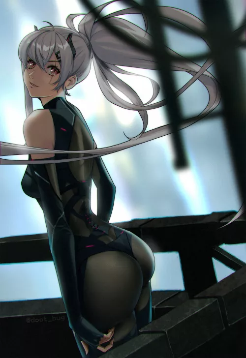 Saruei Looking Back Booty (Doot Bug) [Indie virtual youtuber ]