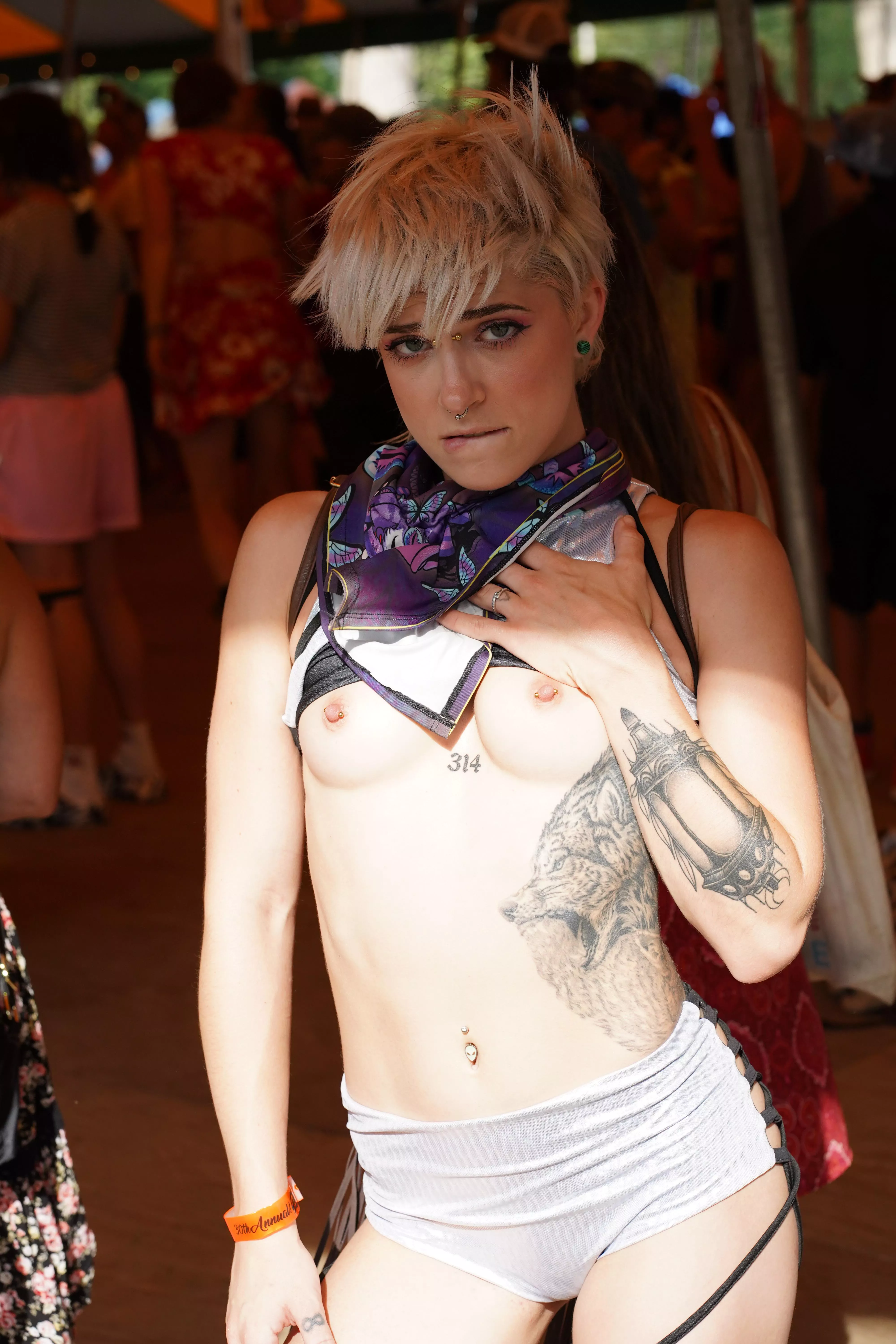 If you catch me at a festival, just ask to see my tits. I got you 😉.