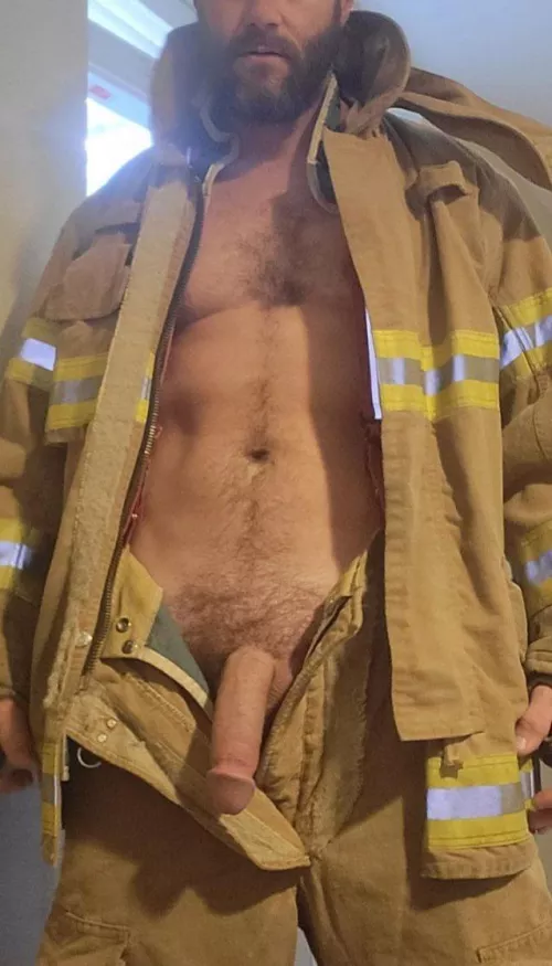 My buddy lent me his turnout gear as long as I told him the story.