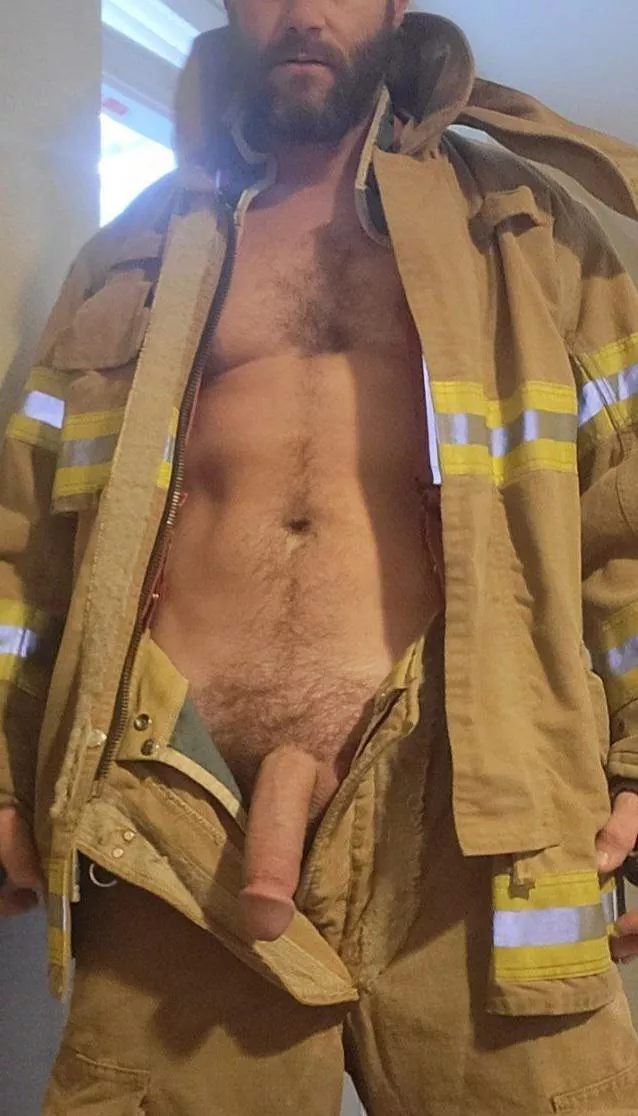 My buddy lent me his turnout gear as long as I told him the story.