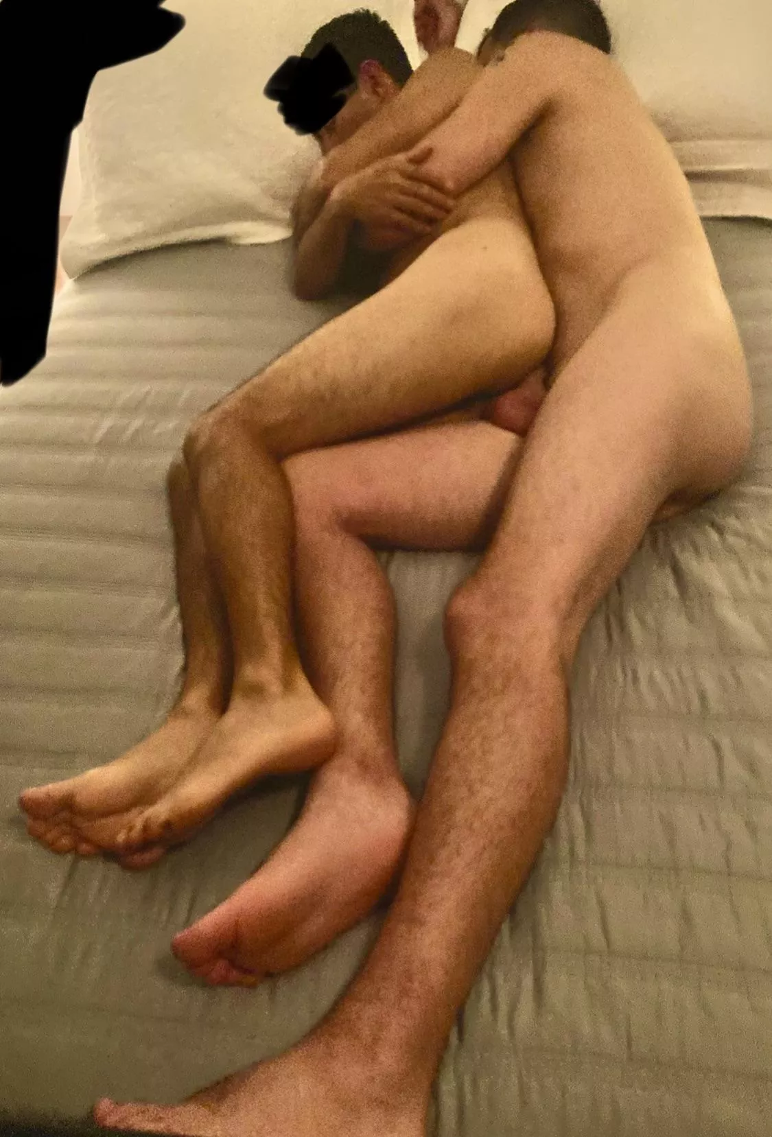 Not the wildest, but husbands cuddling is wild enough, right?