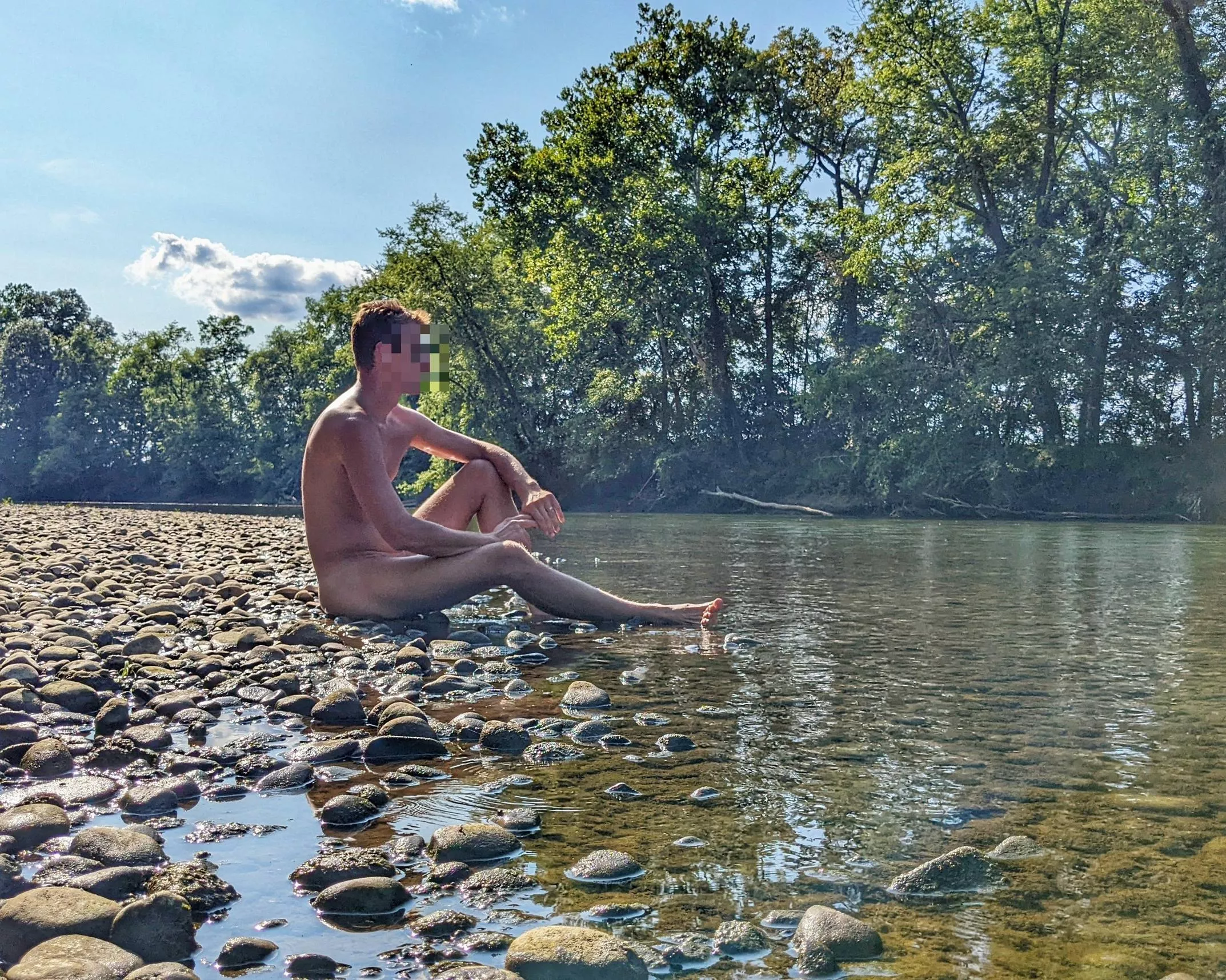 Relaxing by the river