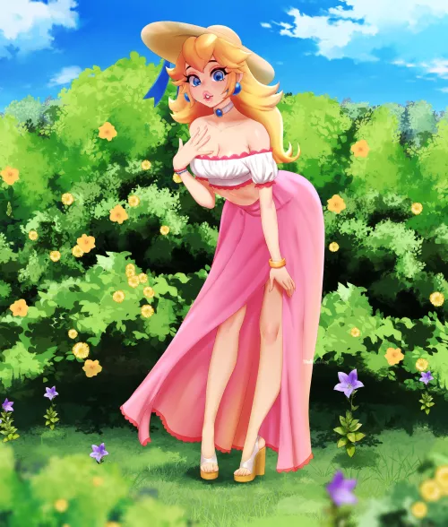 Summer Beauty Peach (Melkcoffee )