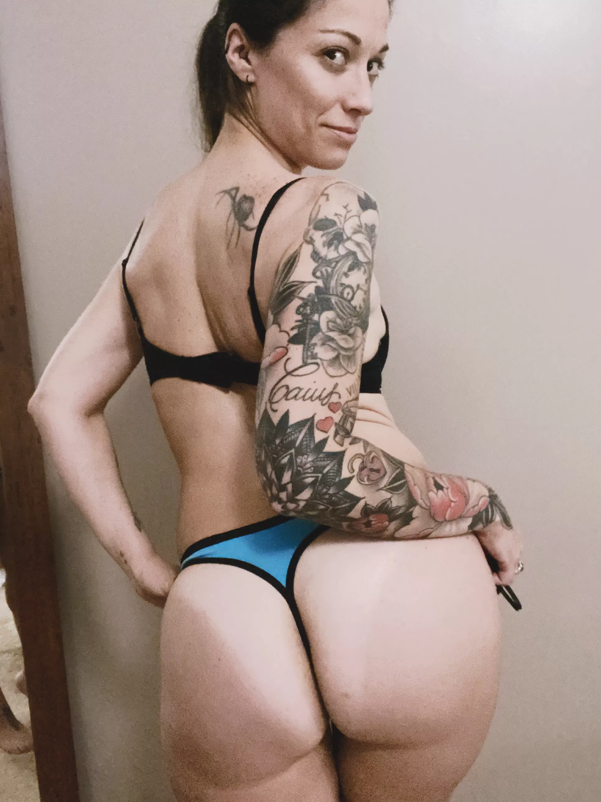 My Tattoos with a rear view