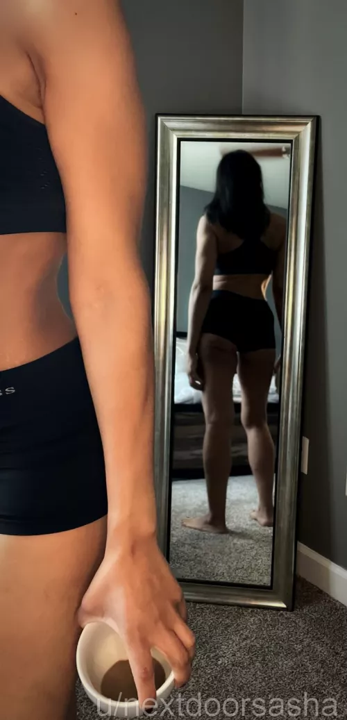 Coffee, check, workout, check... now just need to get laid